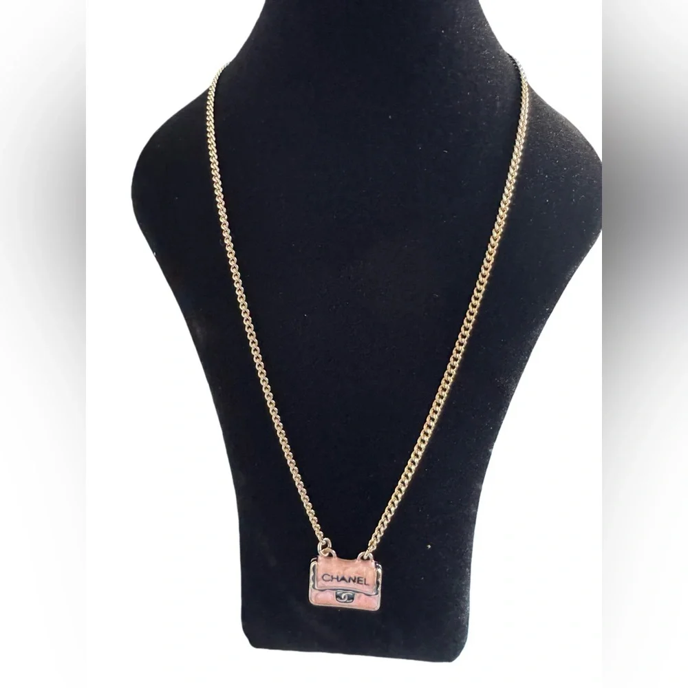CHANEL Gold and Silver Pendant Necklace - Picture 1 of 8